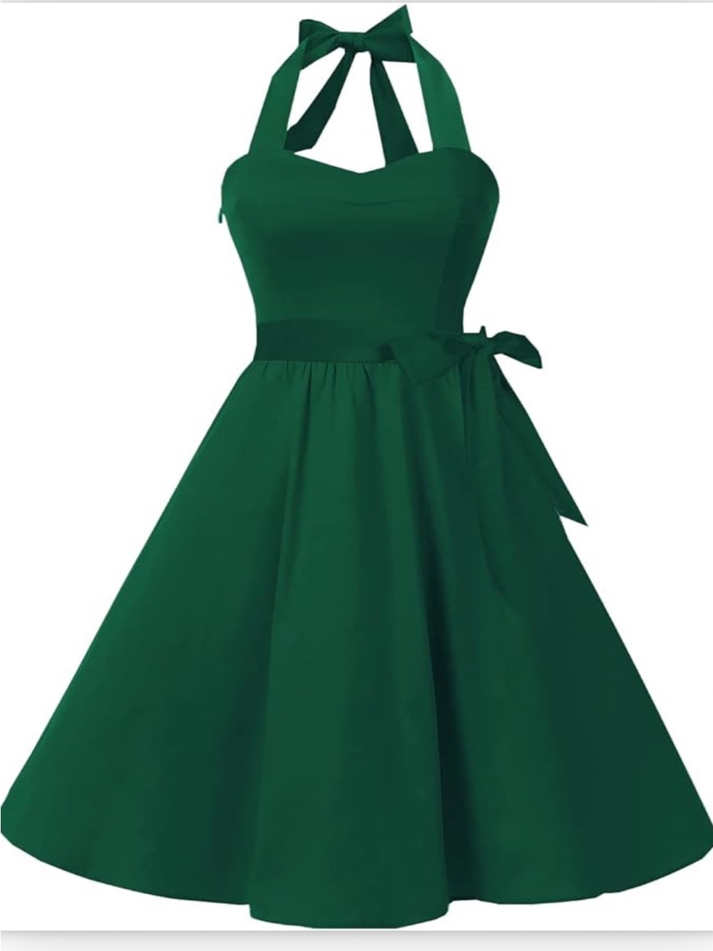 Topdress Women's Vintage Style  Audrey Dress 1950s Halter Retro
